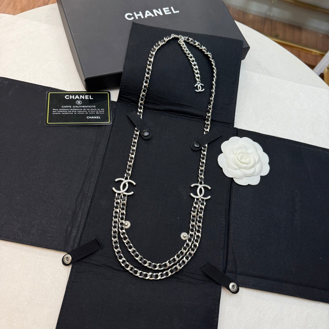 black brass chain Sweater for women - alternate angle view 7
