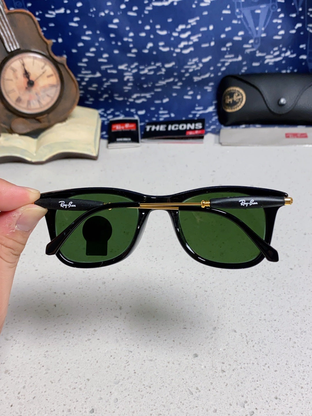purple glass sun Glasses Frame for men - alternate angle view 5