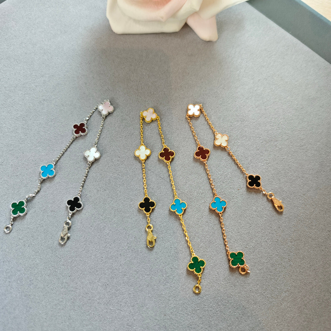 multicolor clover Bracelet for women - product detail view