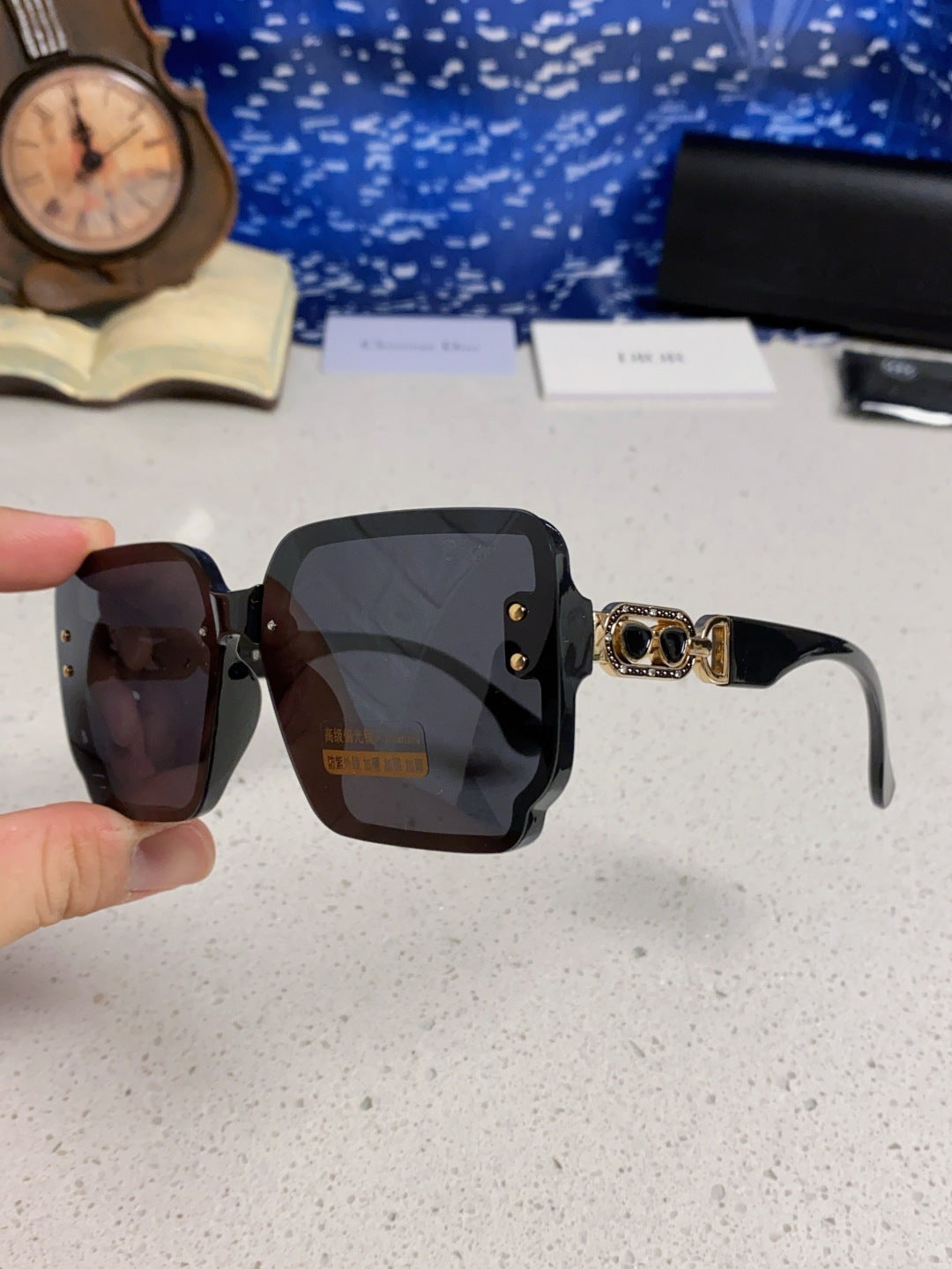 purple sun Sunglasses for men - alternate angle view 6