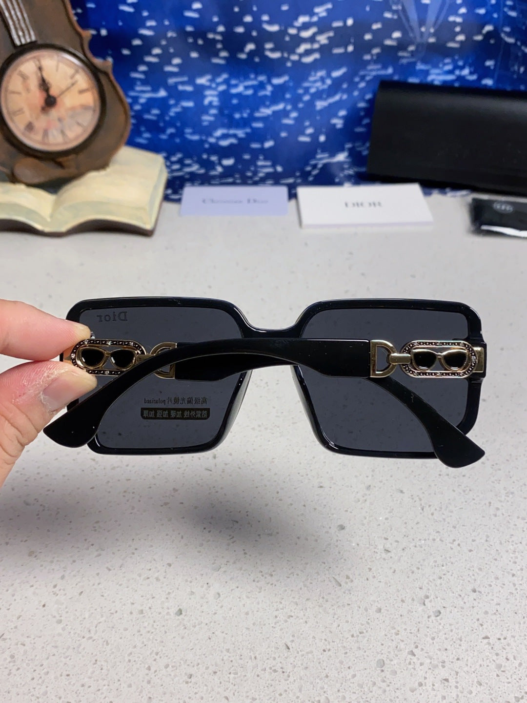 purple sun Sunglasses for men - alternate angle view 5