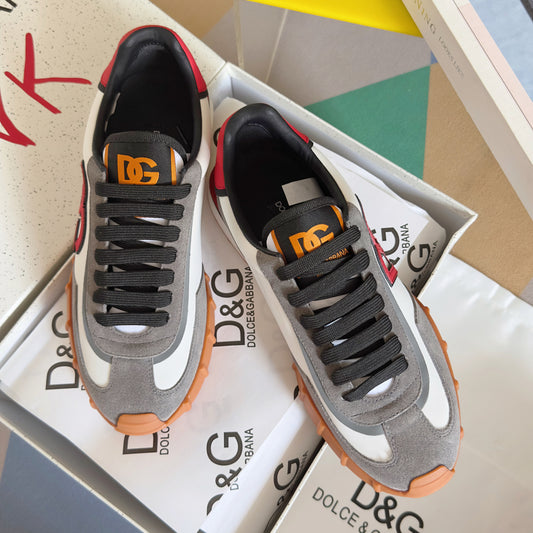 Dolce & Gabbana DG Cushion Mixed-Material Casual Sneakers