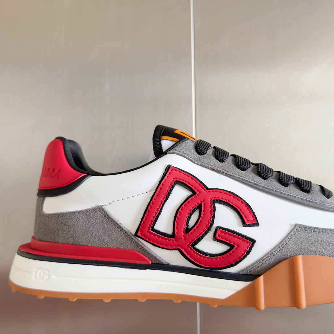 Dolce & Gabbana DG Cushion Mixed-Material Casual Sneakers