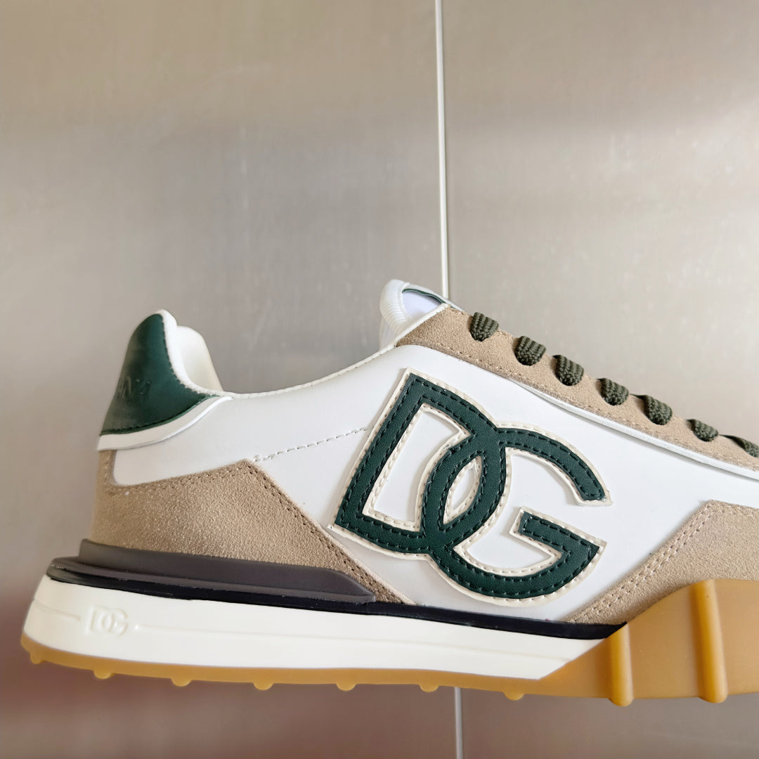 Dolce & Gabbana DG Cushion Mixed-Material Casual Sneakers