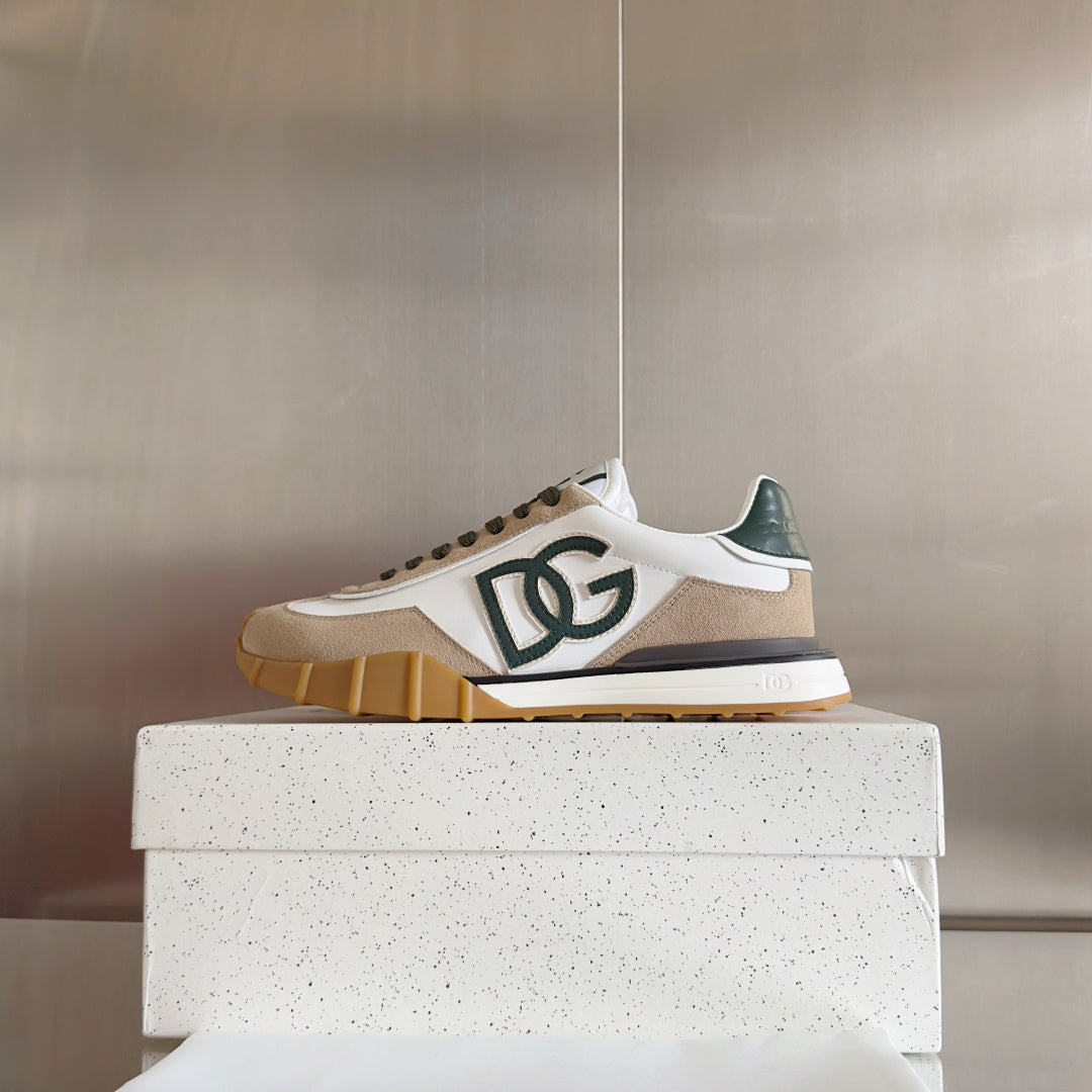 Dolce & Gabbana DG Cushion Mixed-Material Casual Sneakers