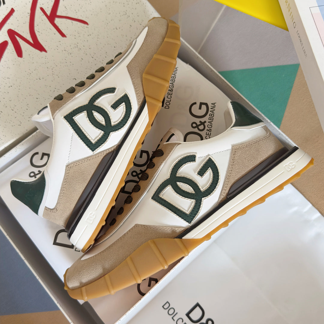 Dolce & Gabbana DG Cushion Mixed-Material Casual Sneakers