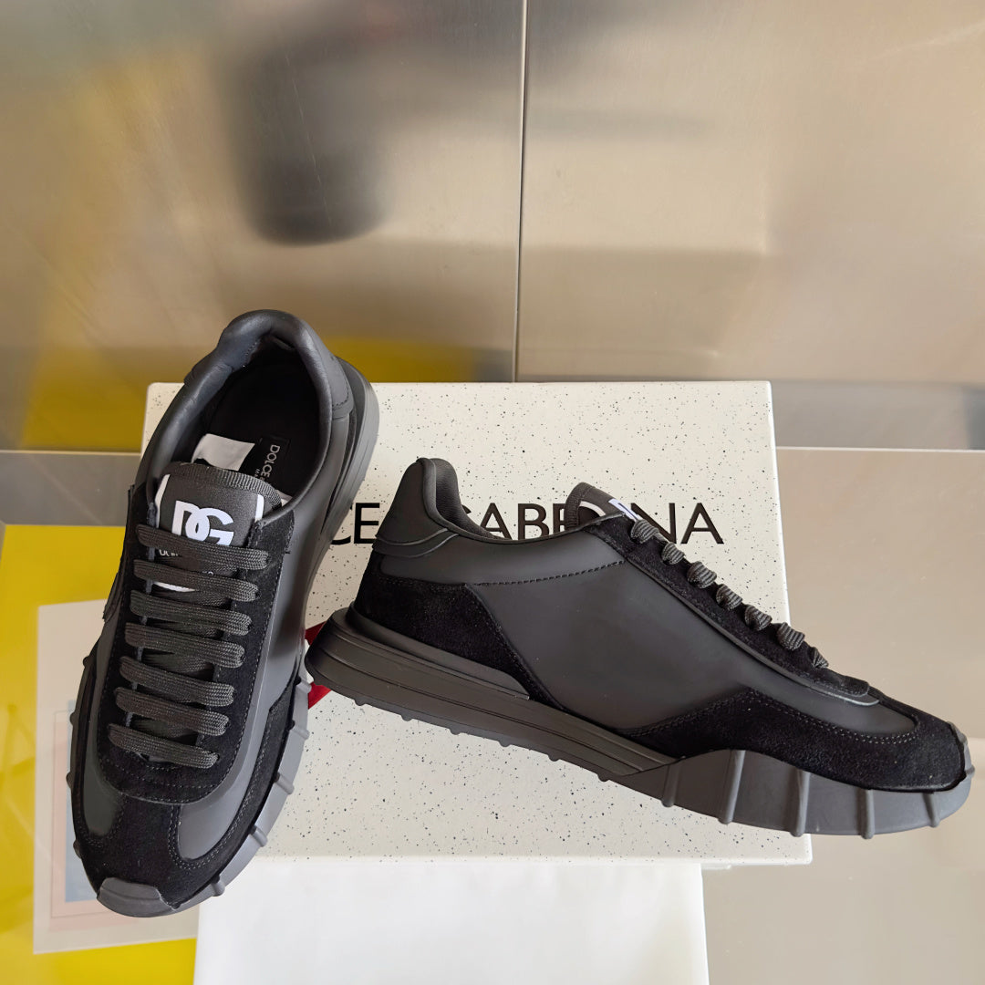 Dolce & Gabbana DG Cushion Mixed-Material Casual Sneakers