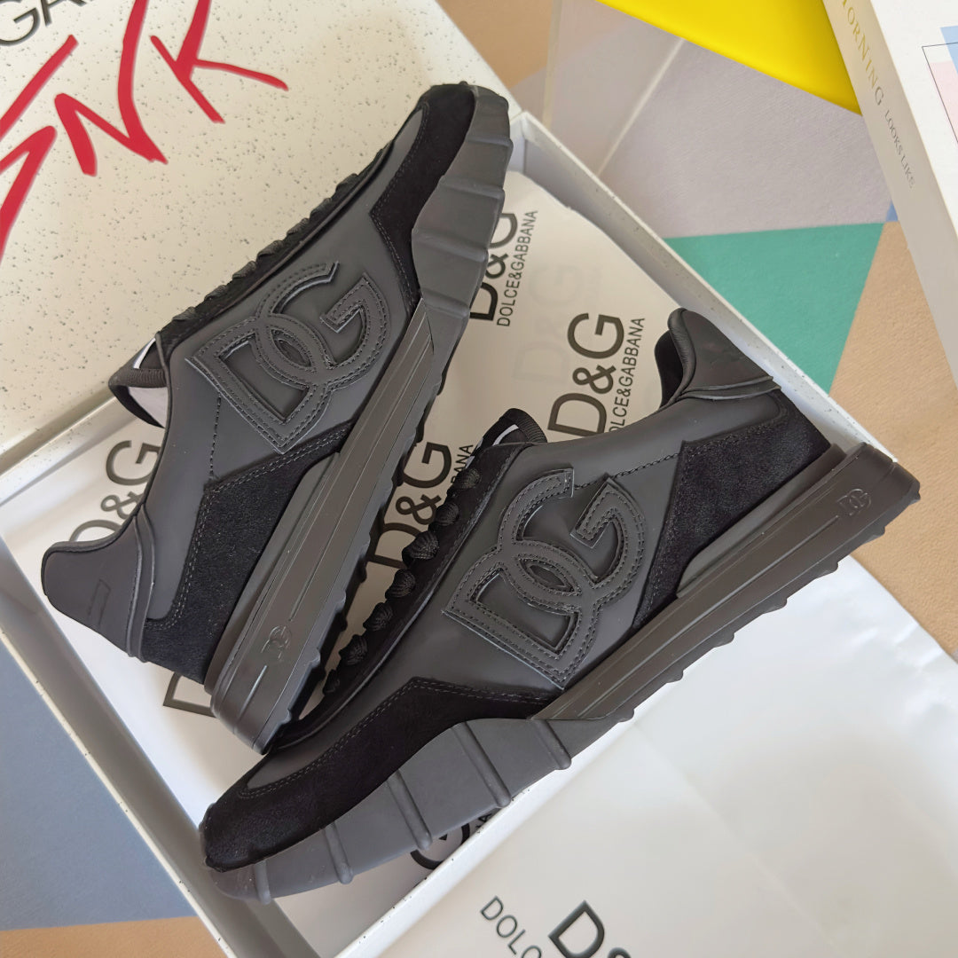 Dolce & Gabbana DG Cushion Mixed-Material Casual Sneakers