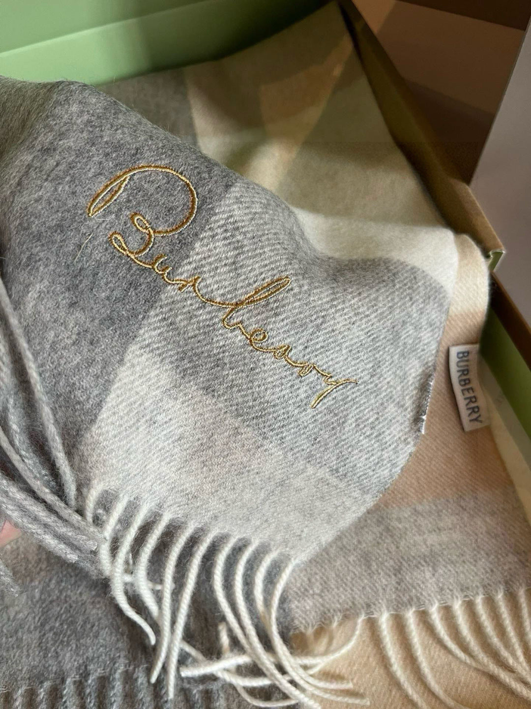 gold velvet minimalist Scarf for men - alternate angle view 7