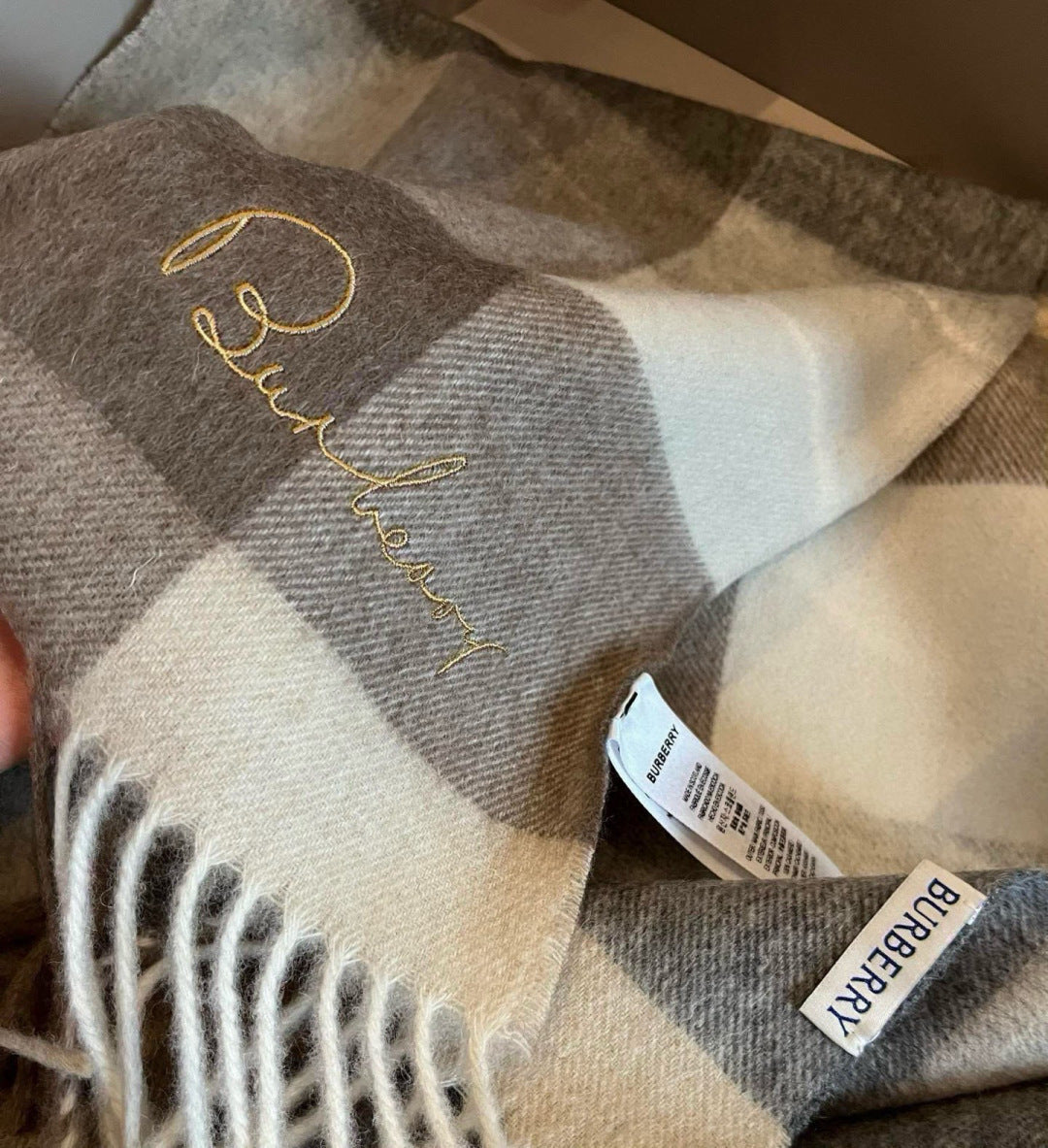 gold velvet minimalist Scarf for men - alternate angle view 8