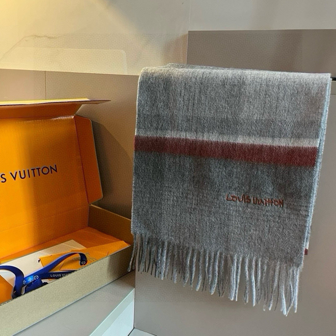 velvet Scarf for men - alternate angle view 4