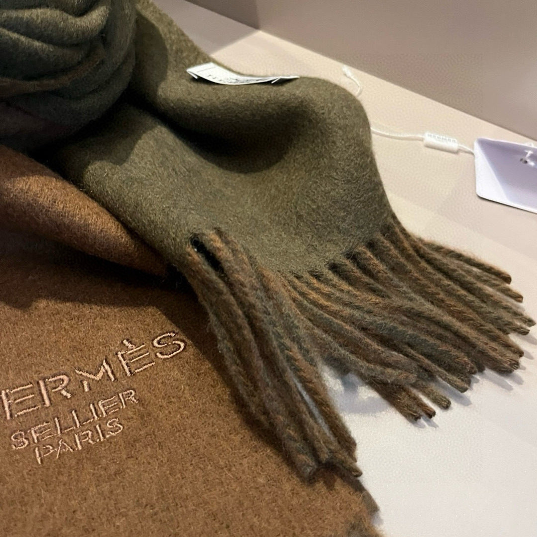 multicolor velvet Scarf for men - alternate angle view 8