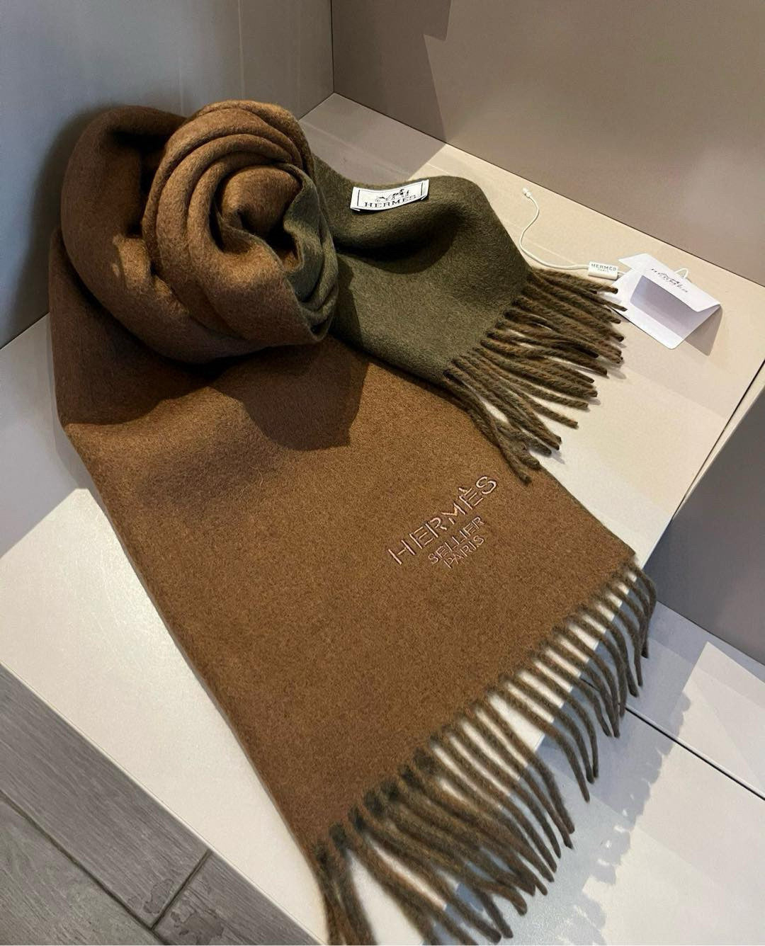 multicolor velvet Scarf for men - alternate angle view 4