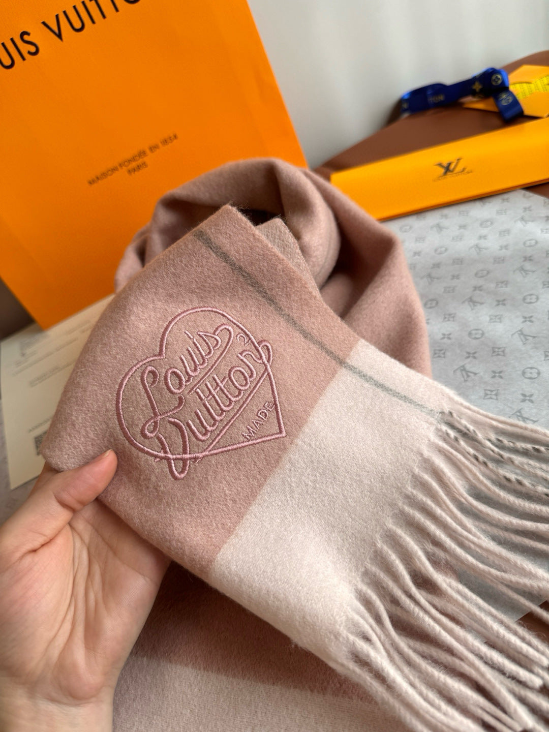 velvet elegant Scarf for women - alternate angle view 6