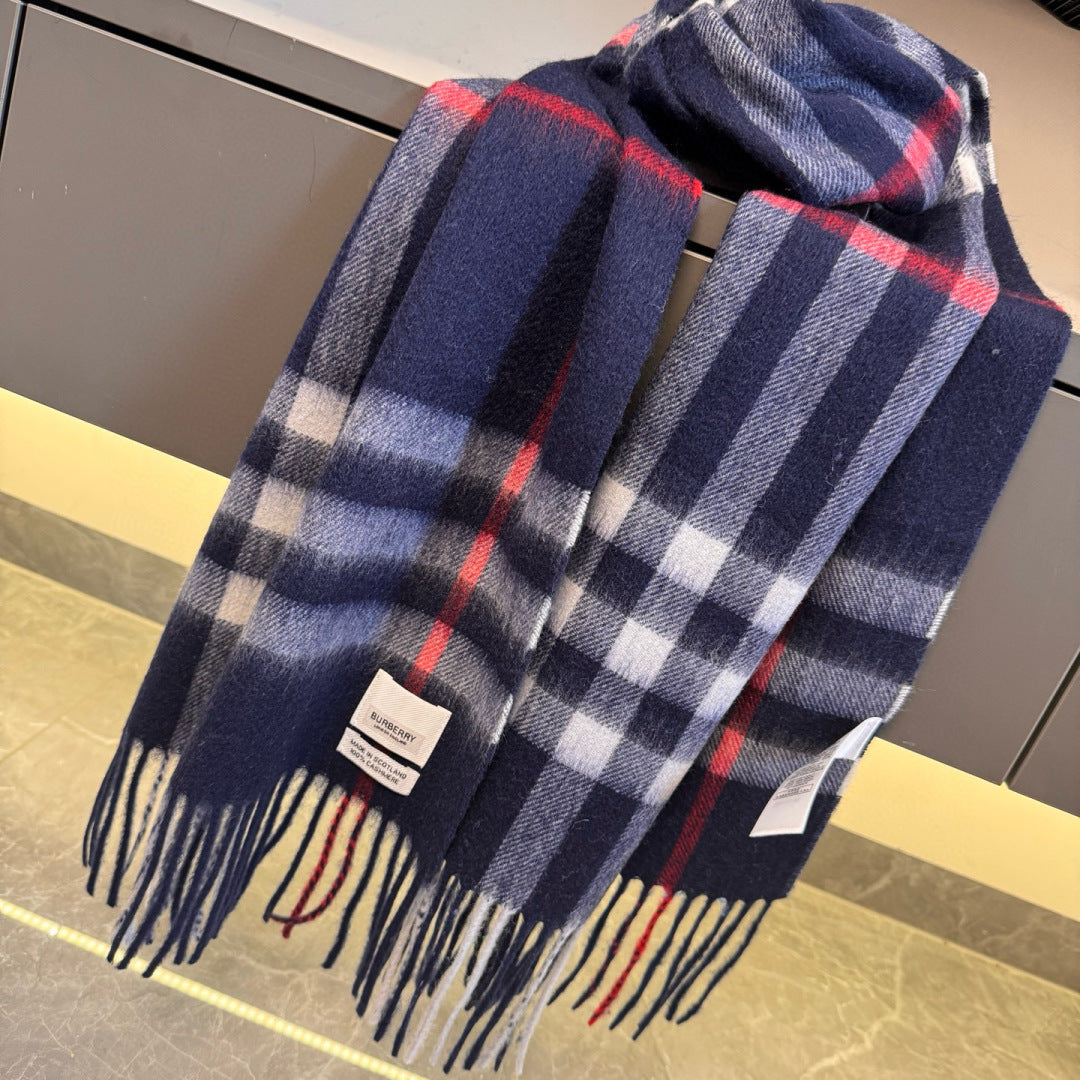 multicolor velvet luxury Scarf for women - alternate angle view 9