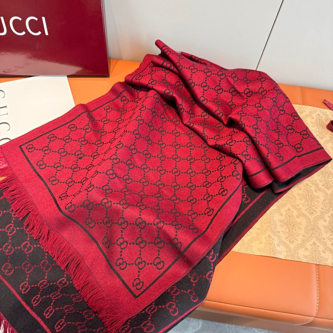 velvet floral Scarf for men - alternate angle view 7