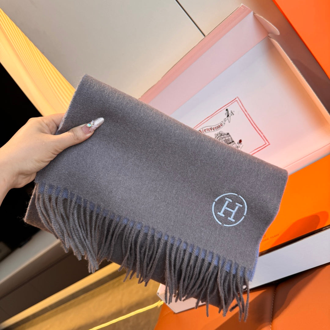 velvet elegant Scarf for unisex couple - product detail view
