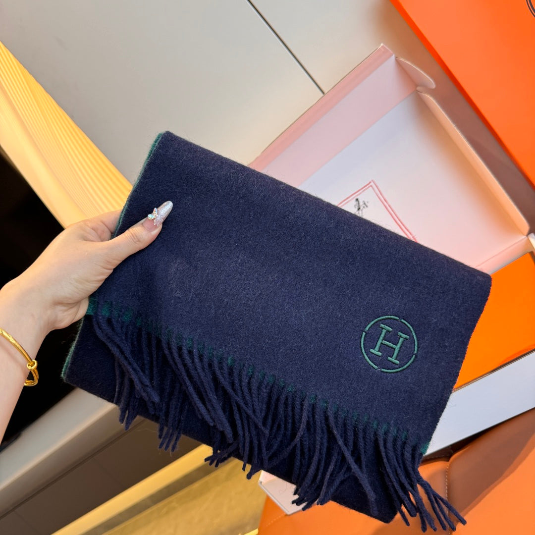 velvet elegant Scarf for unisex couple - product detail view