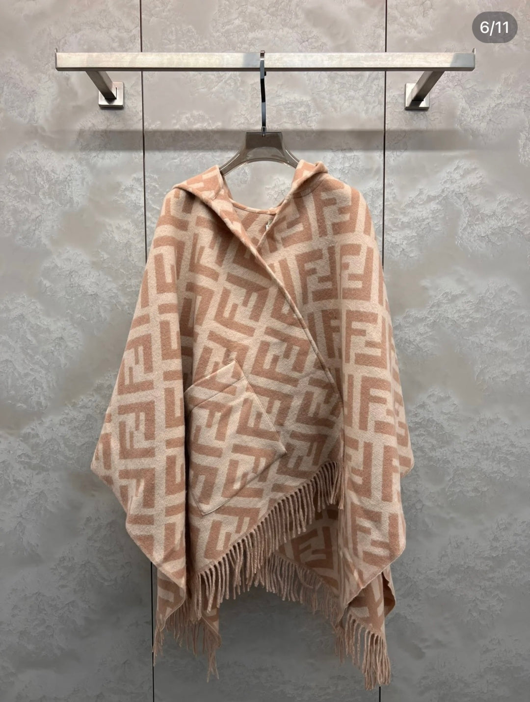 velvet Shawl for women - alternate angle view 2