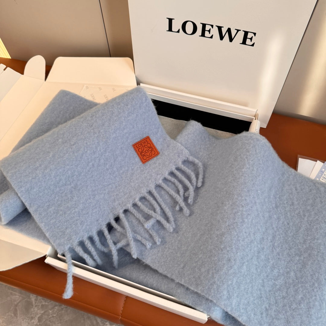 wool elegant Scarf for women - alternate angle view 6