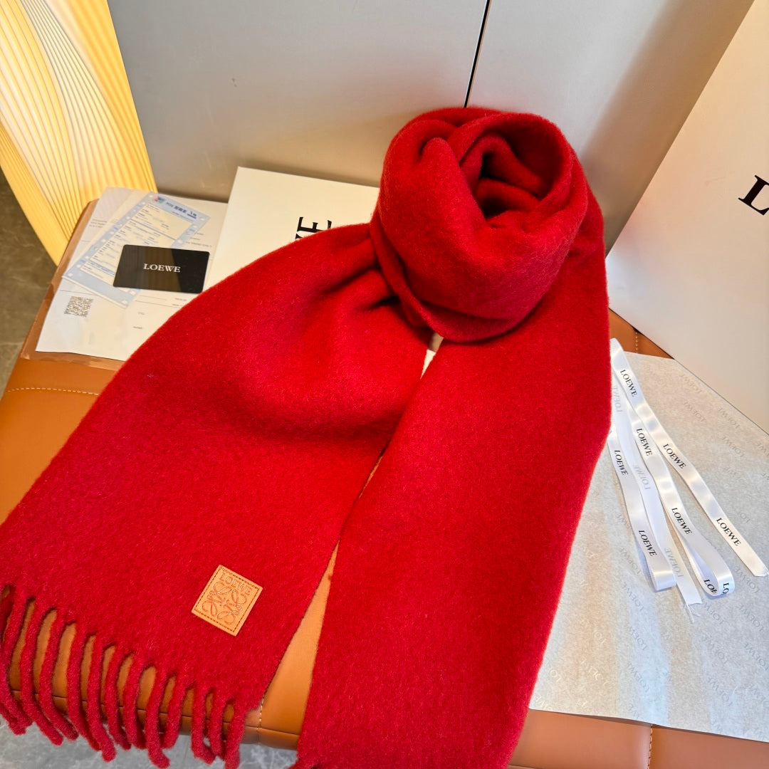 wool elegant Scarf for women - alternate angle view 5