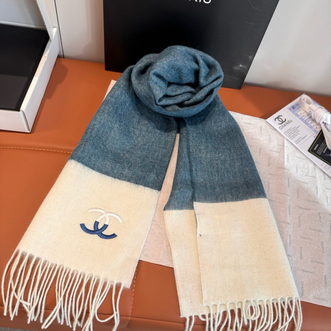 velvet elegant Scarf for women - alternate angle view 4