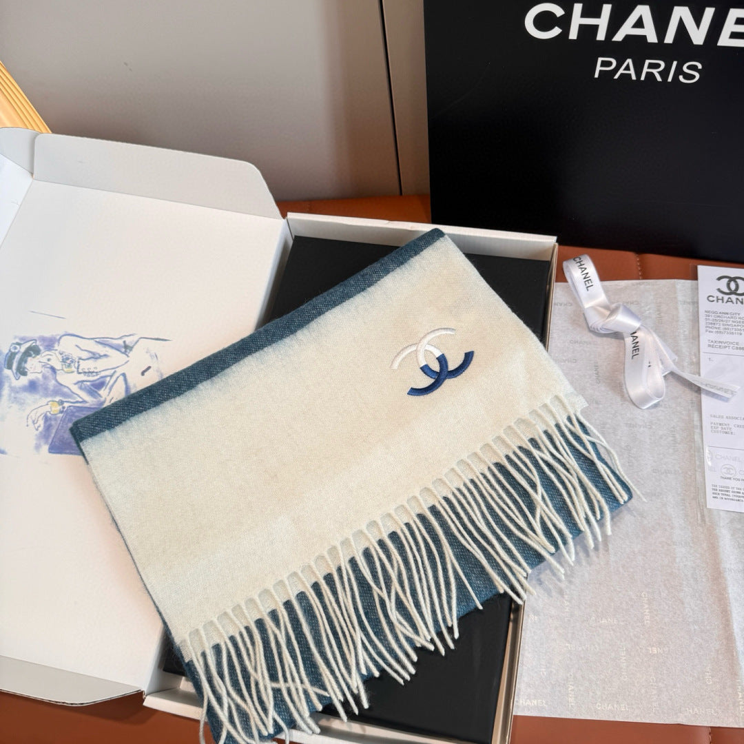 velvet elegant Scarf for women - alternate angle view 3