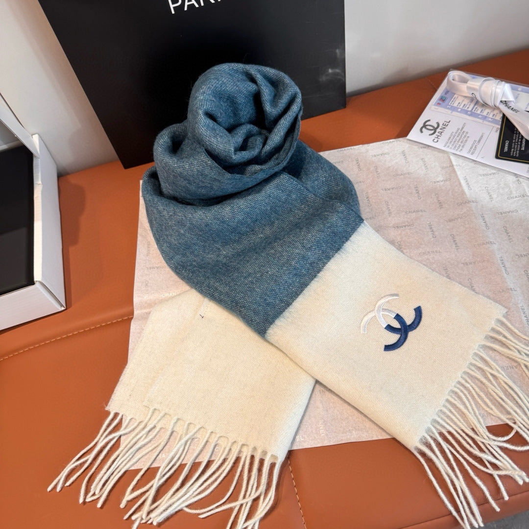 velvet elegant Scarf for women - alternate angle view 5