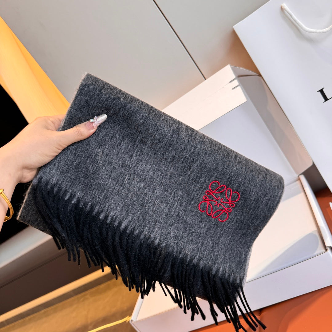 velvet elegant Scarf for unisex couple - product detail view