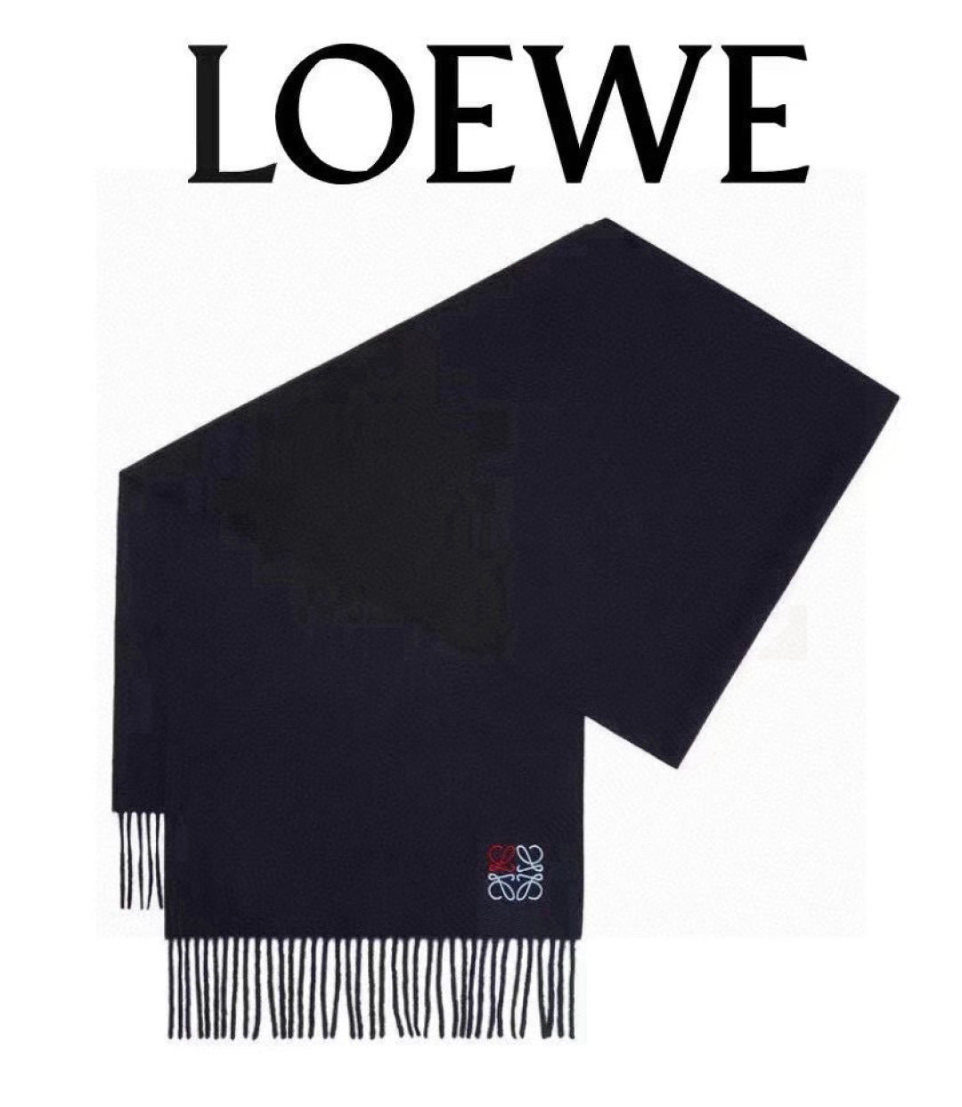 velvet minimalist Scarf for men - alternate angle view 2