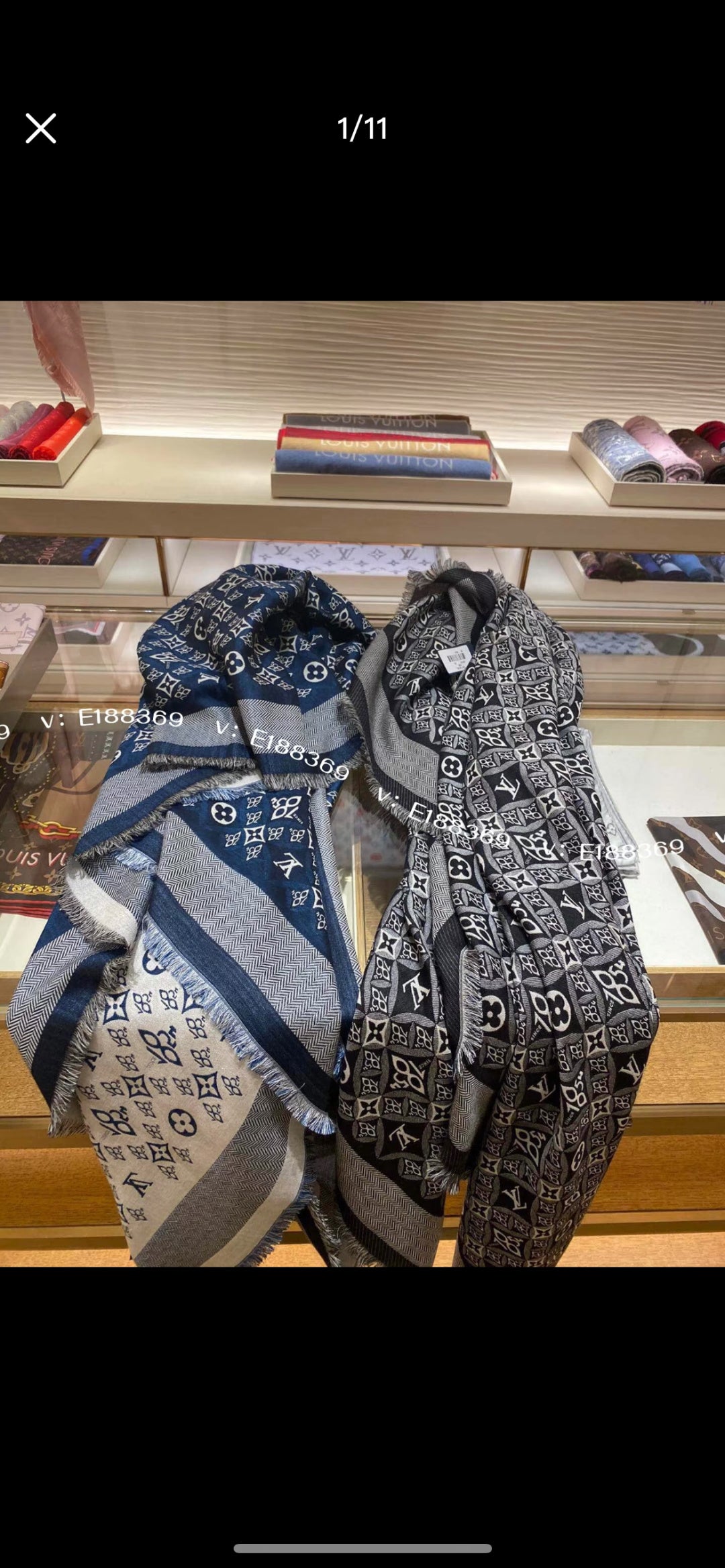 teal velvet luxury Scarf for unisex couple - product detail view