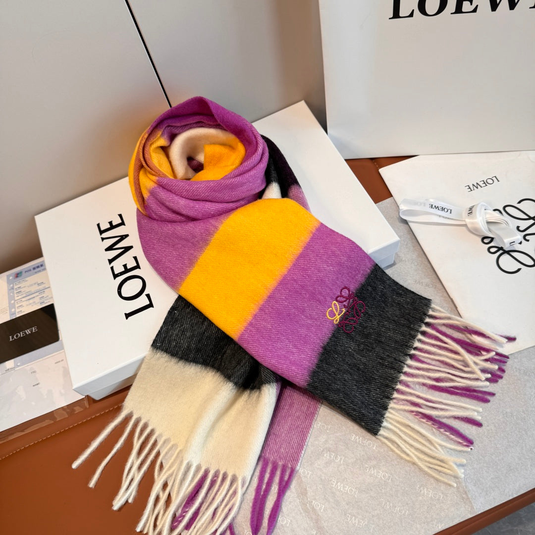velvet elegant Scarf for unisex couple - alternate angle view 4