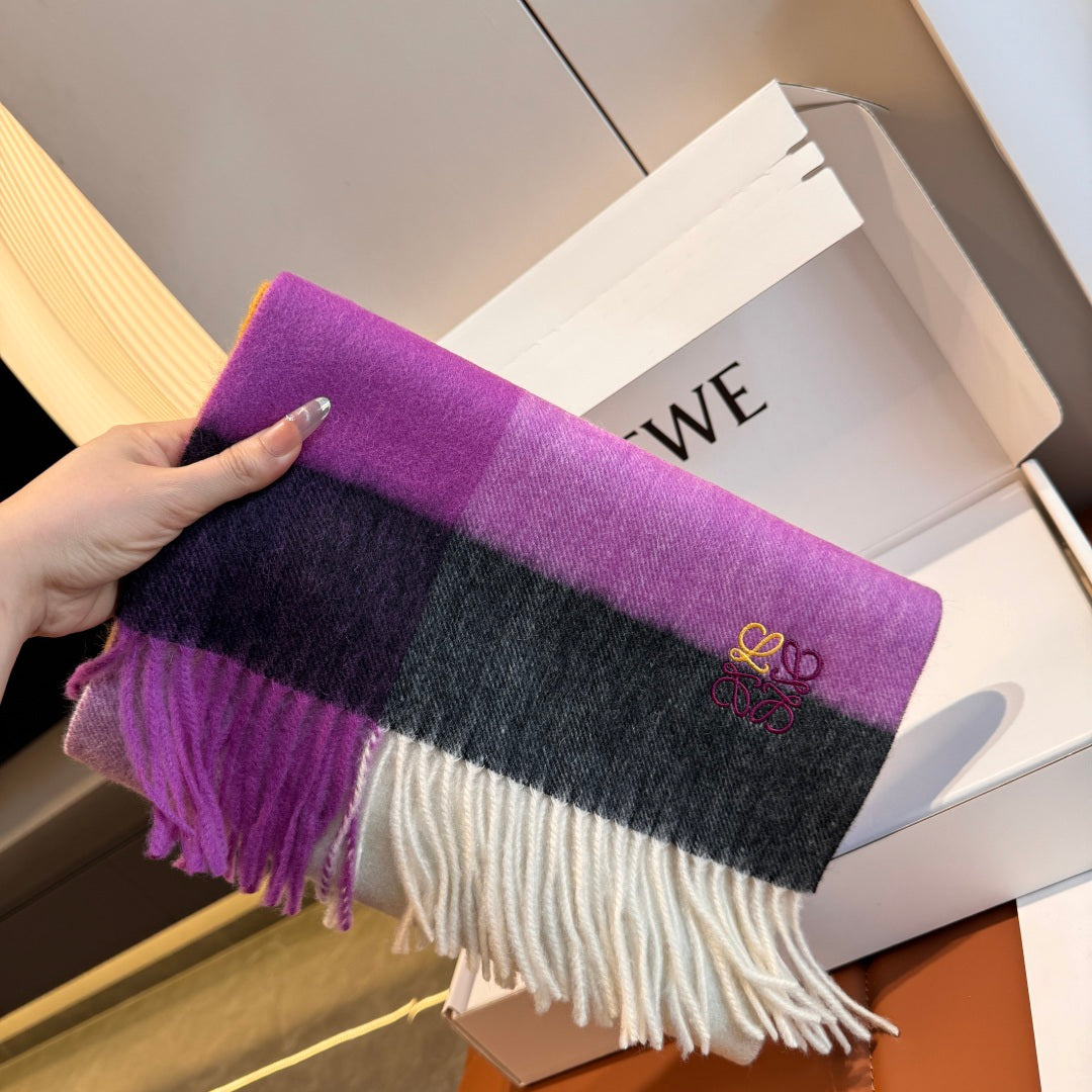 velvet elegant Scarf for unisex couple - product detail view