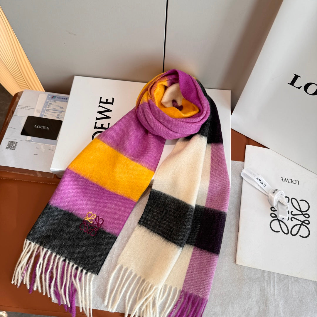 velvet elegant Scarf for unisex couple - alternate angle view 3