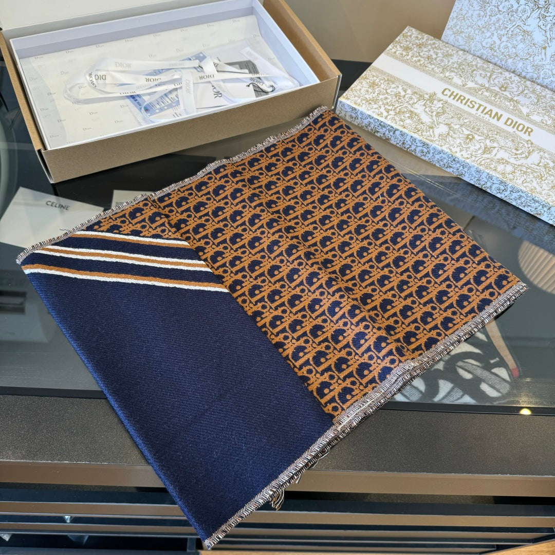 wood floral Scarf for men - alternate angle view 7