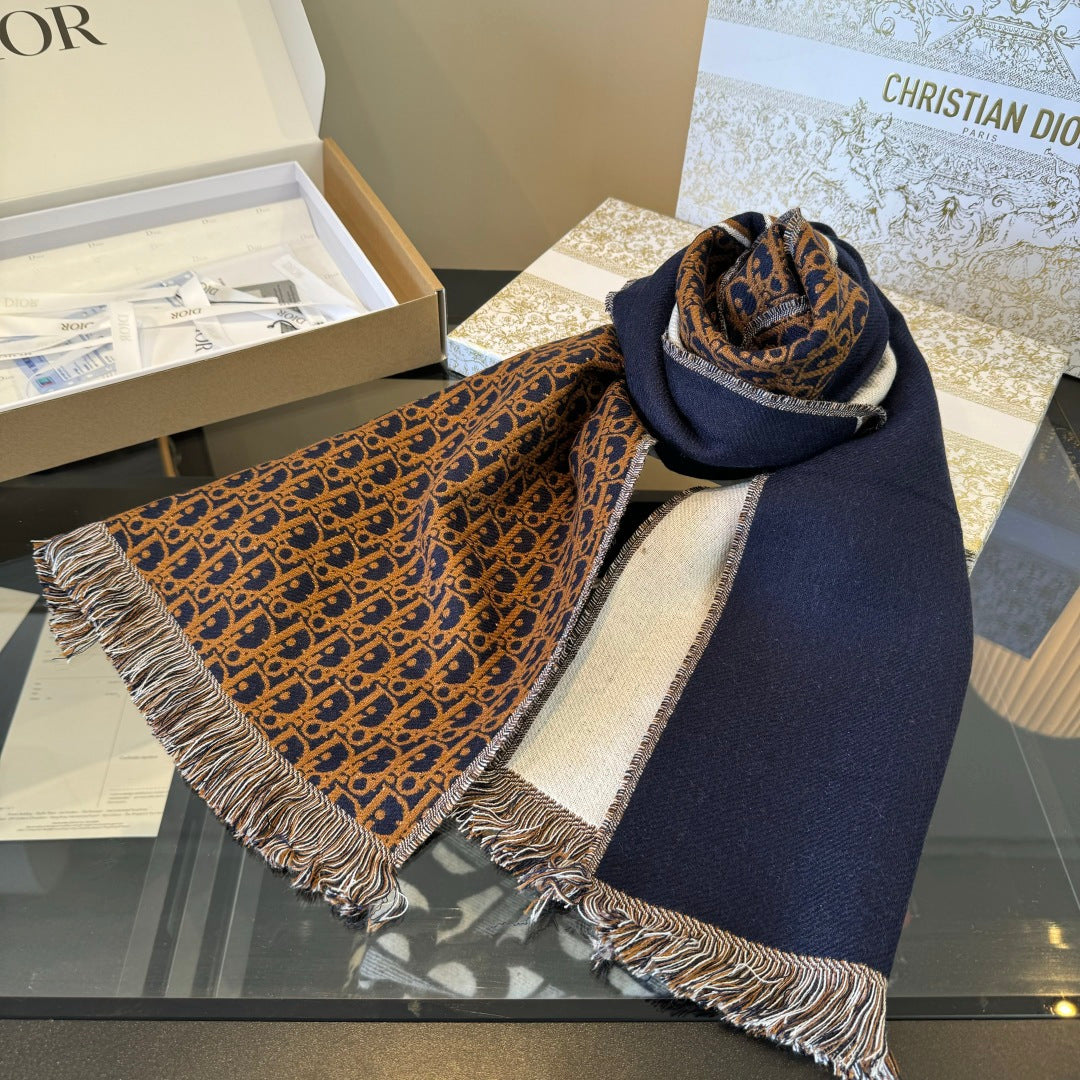 wood floral Scarf for men - alternate angle view 4