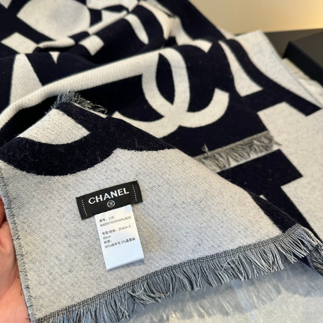wool double c Shawl for women - alternate angle view 6