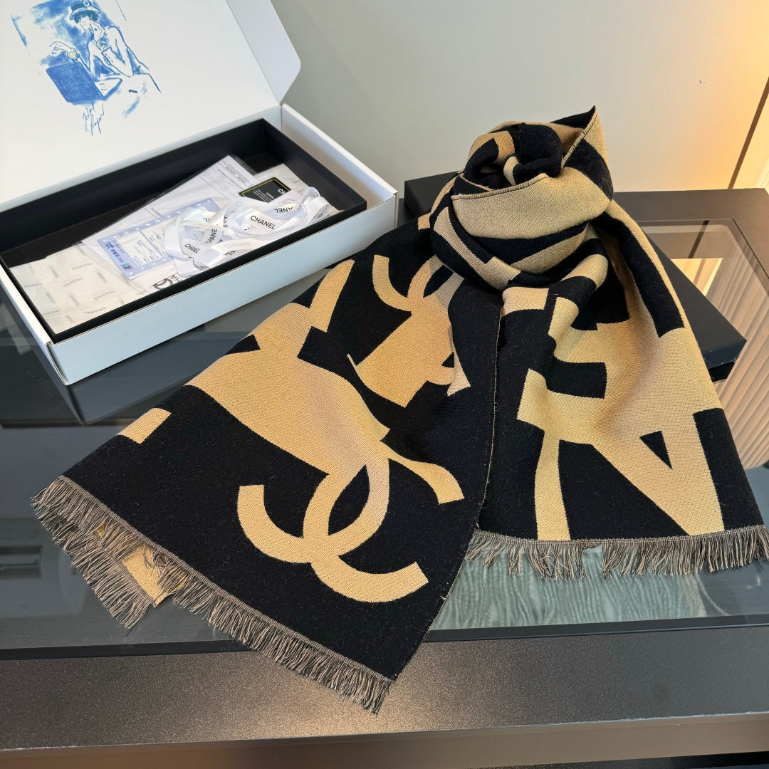 wool double c Shawl for women - alternate angle view 5