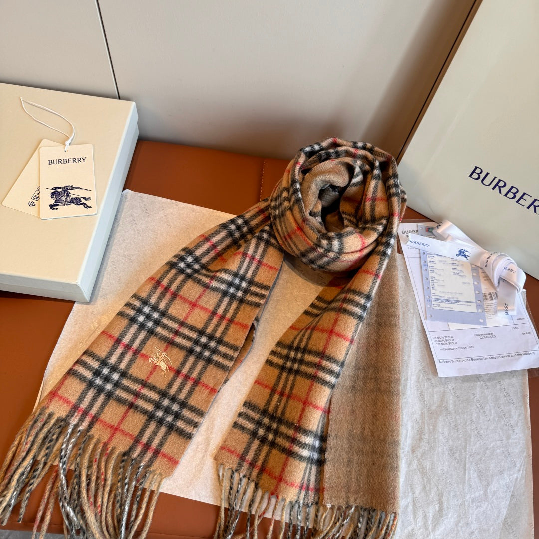 beige velvet delicate Scarf for kids - alternate angle view 3