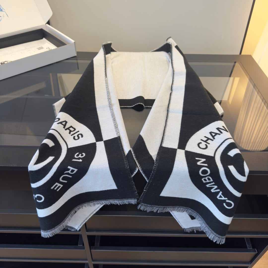 white velvet luxury Scarf for women - alternate angle view 6