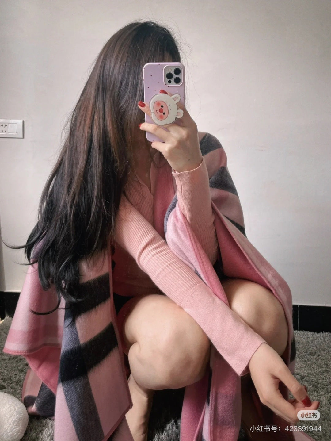 velvet Coat for women - alternate angle view 2