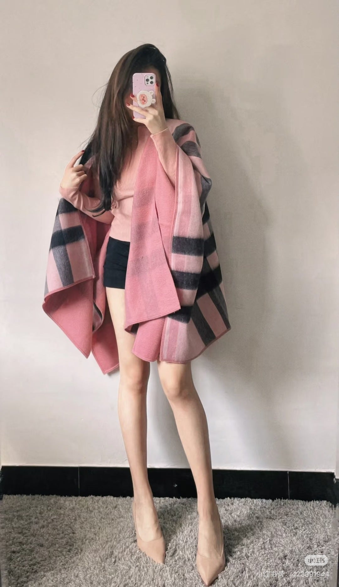 velvet Coat for women - product detail view