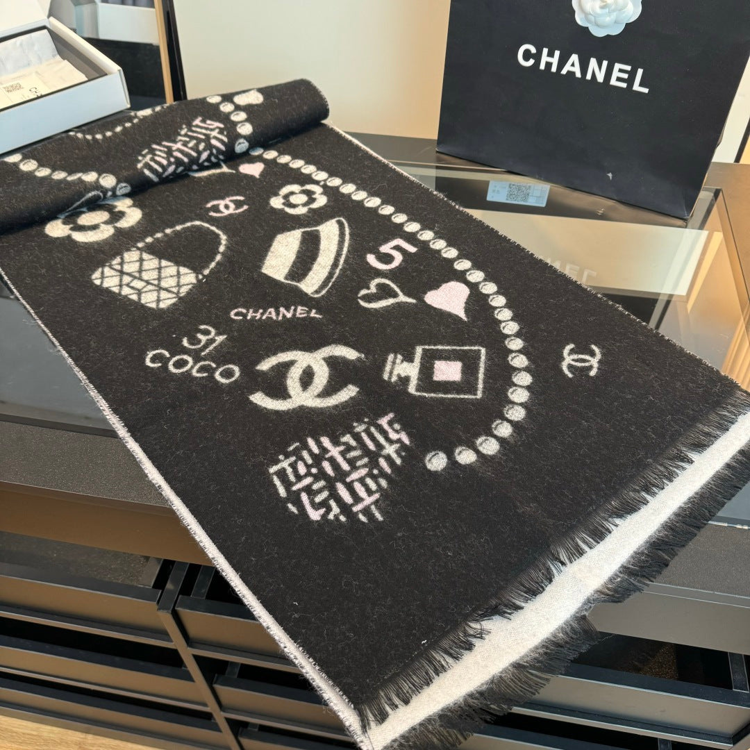 pearl Scarf for women - alternate angle view 8