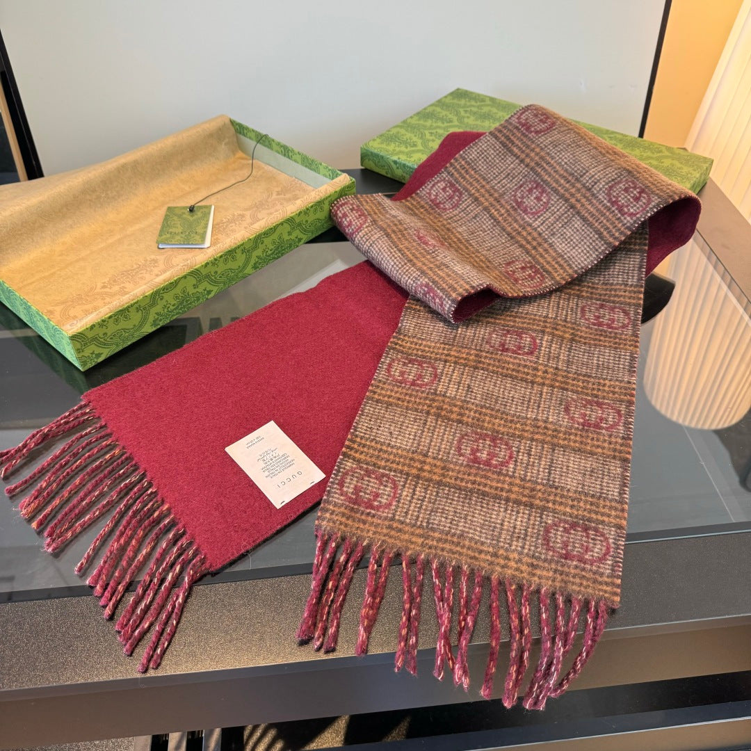 velvet luxury Scarf for women - alternate angle view 3