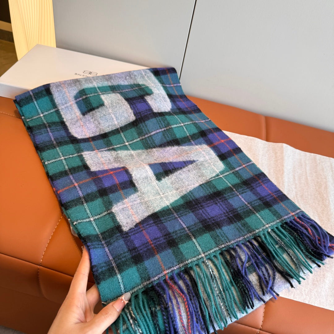 white velvet letter Shawl for women - alternate angle view 7