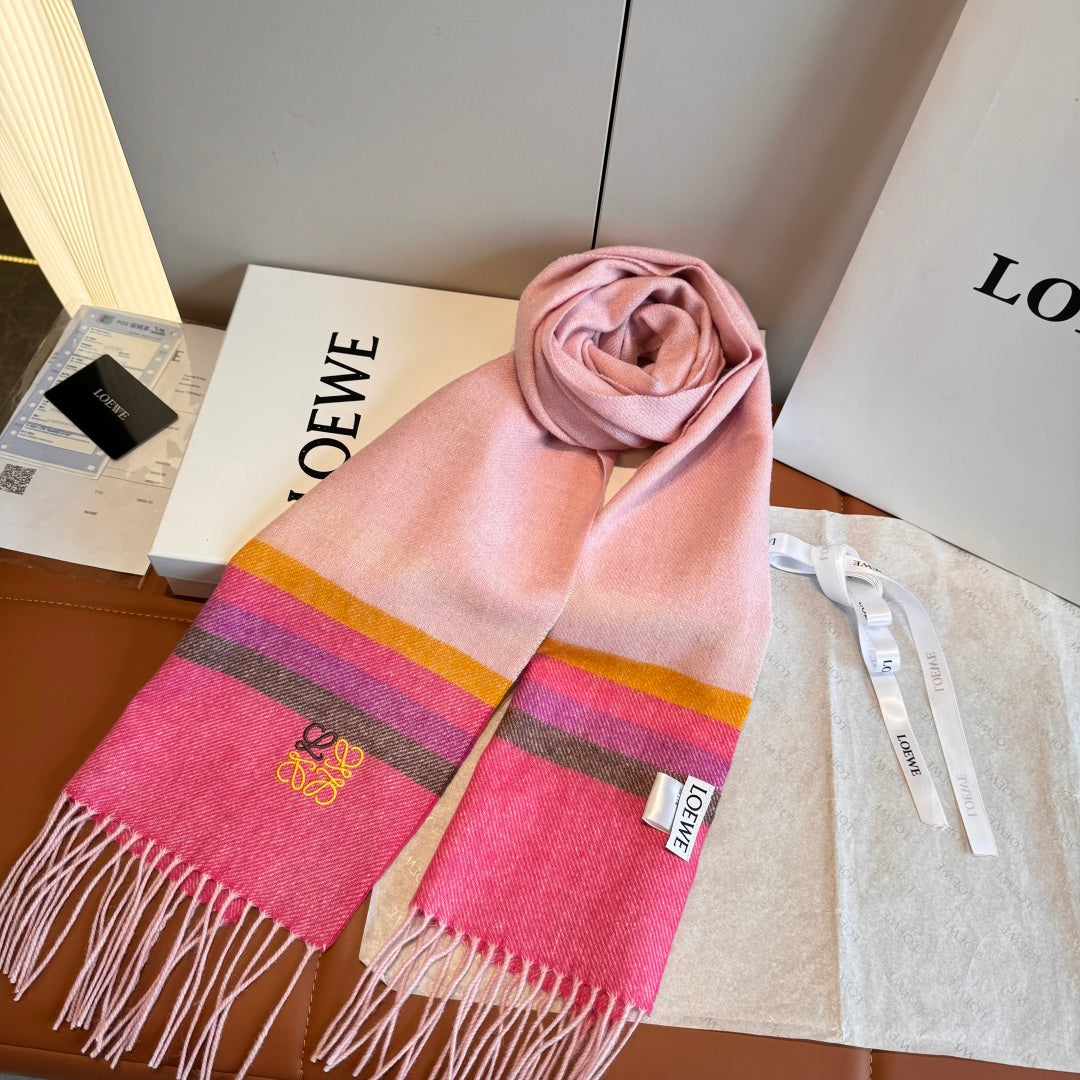 rainbow velvet elegant Scarf for women - alternate angle view 4