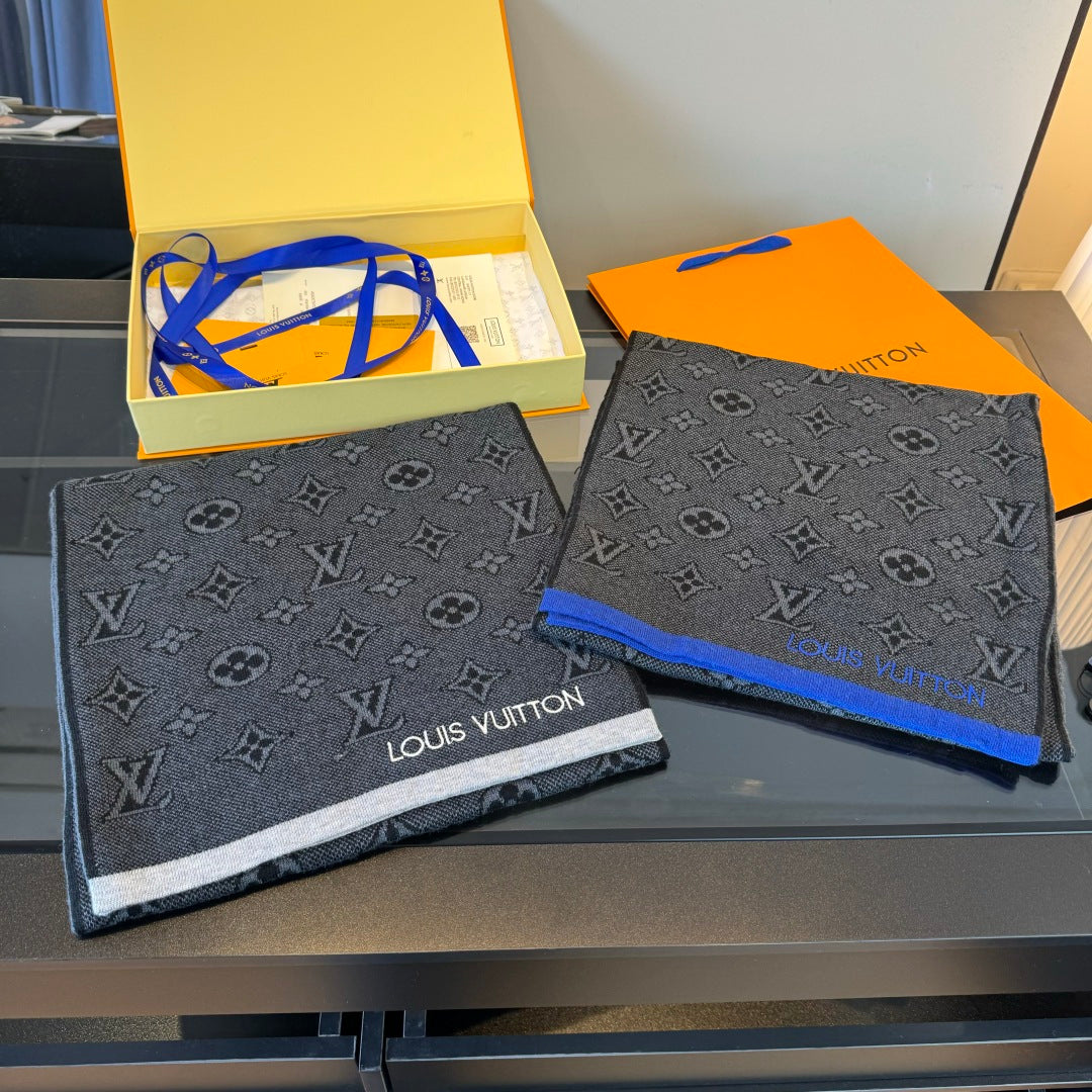 teal velvet luxury Scarf for unisex couple - alternate angle view 7