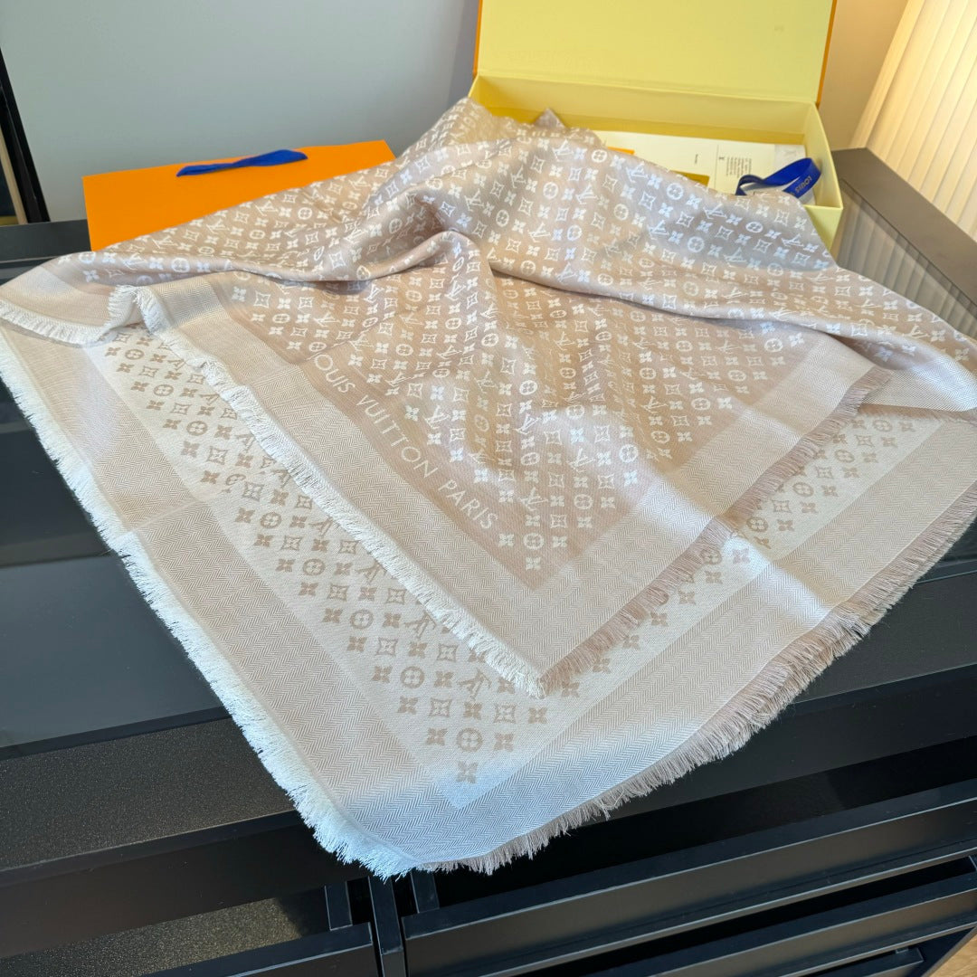 wool floral Shawl for women - alternate angle view 9