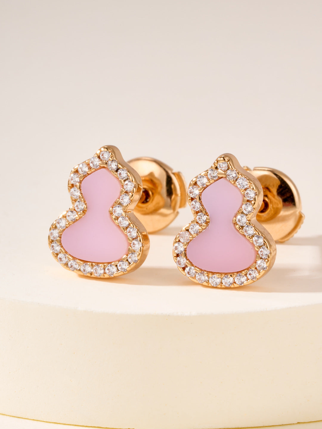 shell Stud Earrings for women - alternate angle view 5