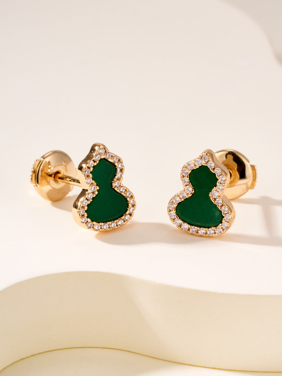 shell Stud Earrings for women - alternate angle view 7